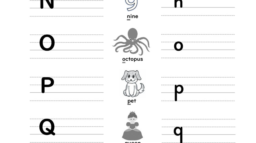 【M219】 [WS] Alphabet sheet ➂